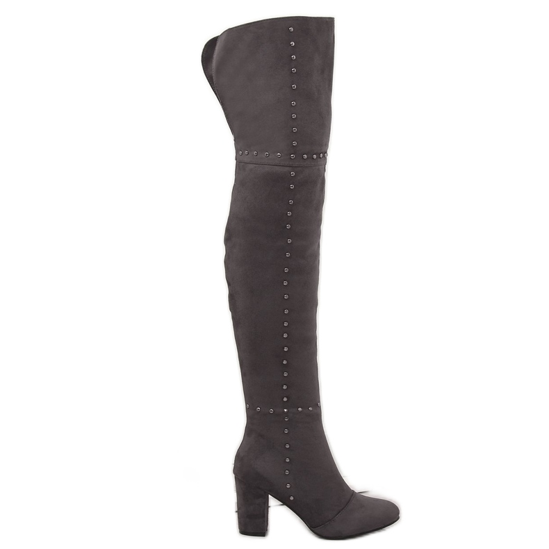 Siva visoka potpetica 539-1 Siva