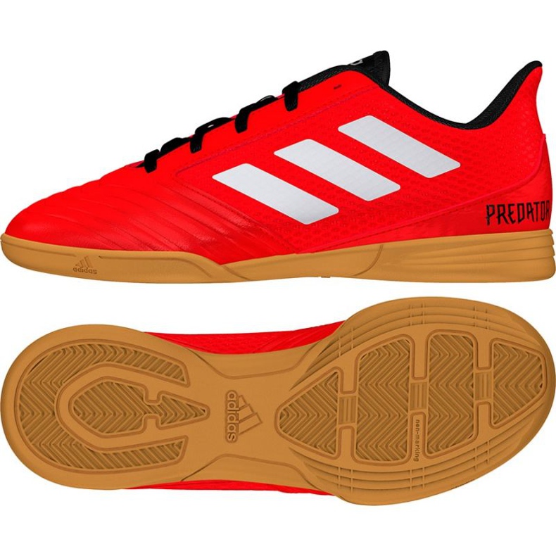 Unutarnje cipele adidas Predator Tango 18.4 crvena