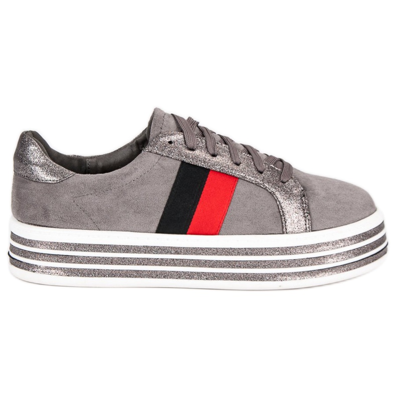 Tenisice na platformi VICES siva