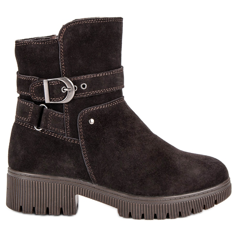 Tople kožne čizme smeđa