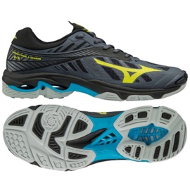 Mizuno Wave Lighting Z4 M V1GA180047 cipele za odbojku crna siva