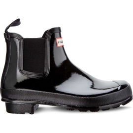 Hunter Ženski originalni sjaj Chelsea Rgl Black crno