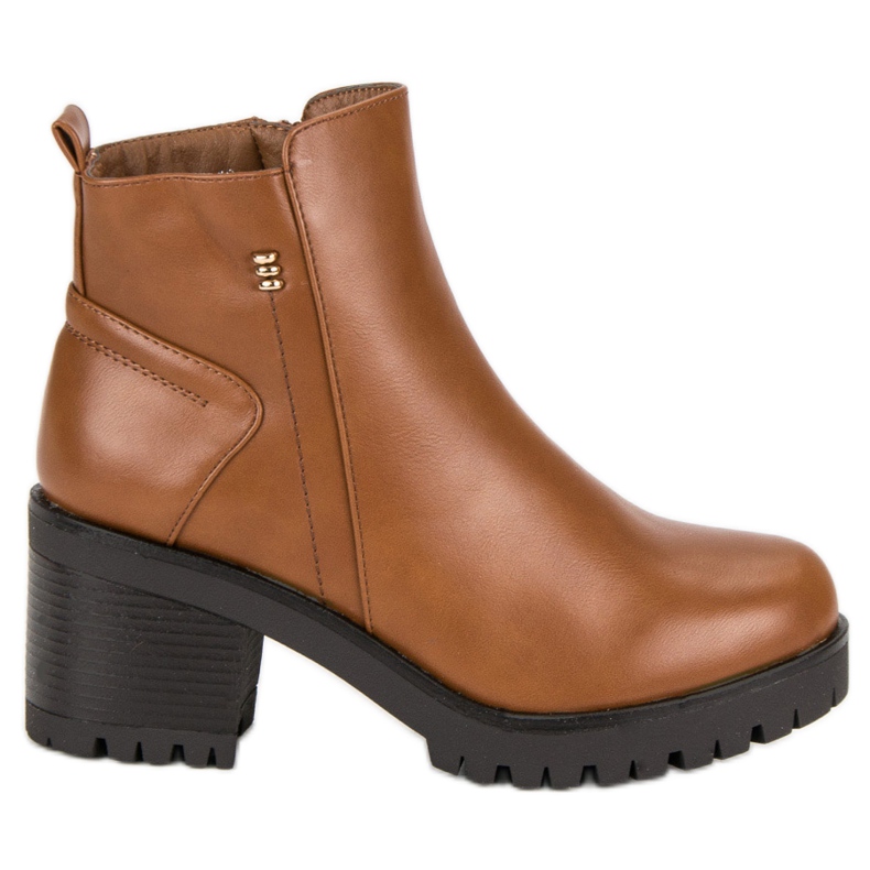 Deve visoke potpetice smeđa