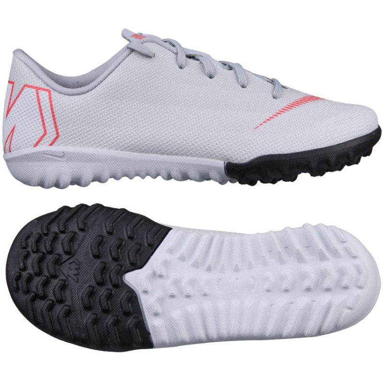 Nike Mercurial VaporX 12 Academy Tf Jr AH7353-060 nogometne cipele siva siva