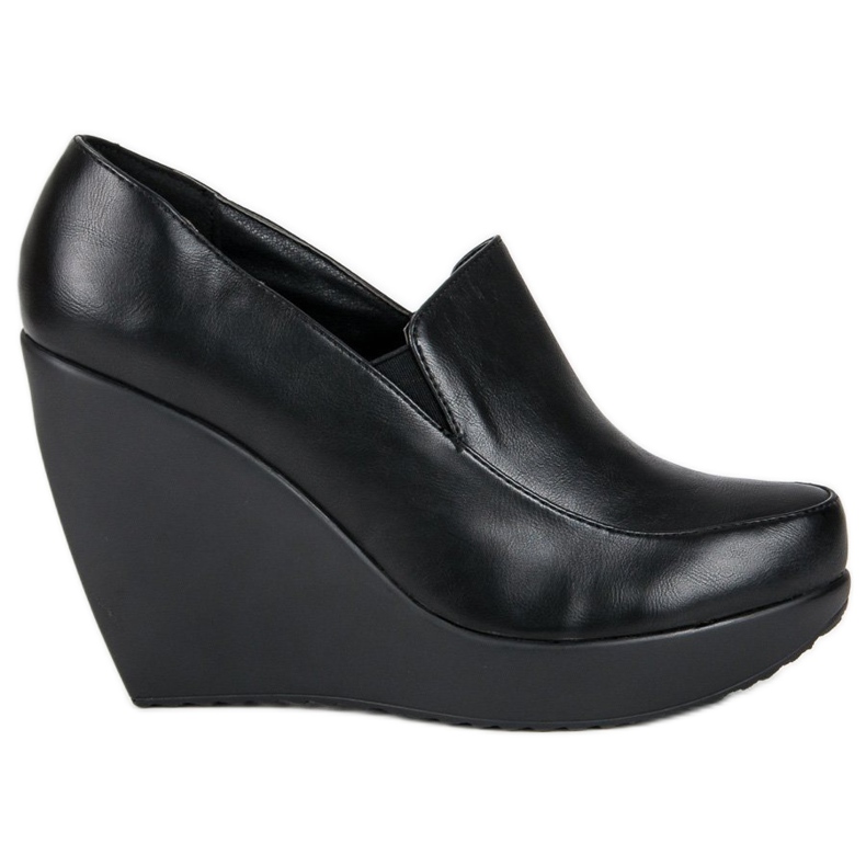 J. Star Crne štikle na klin crno