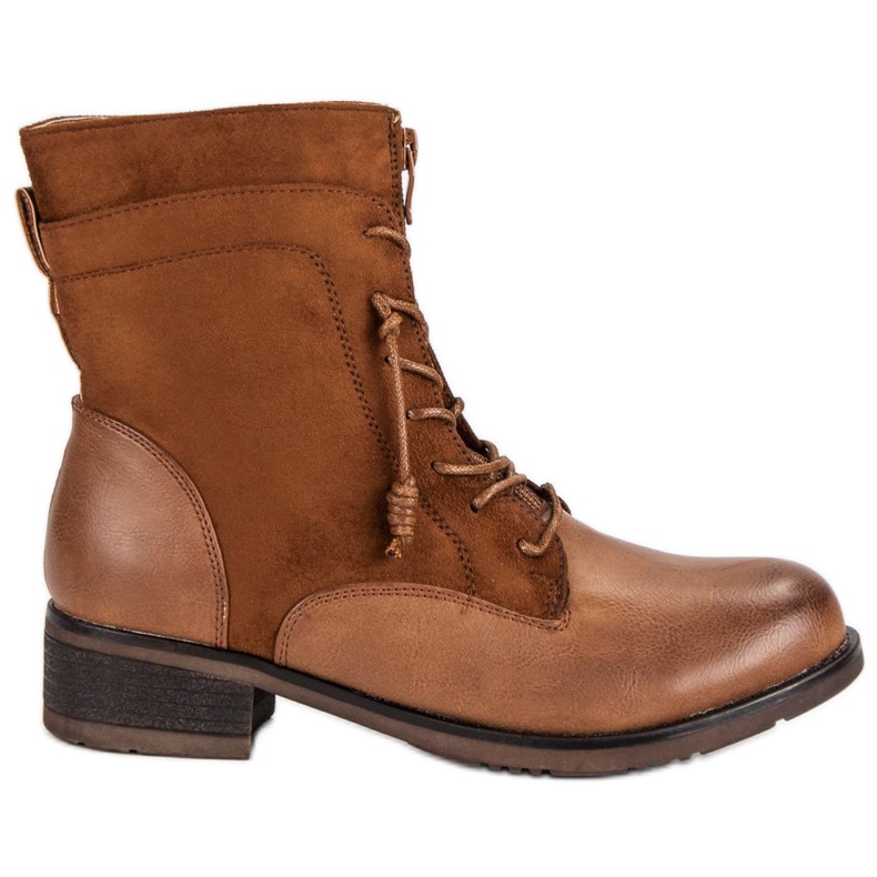 Čizme s patentnim zatvaračem smeđa