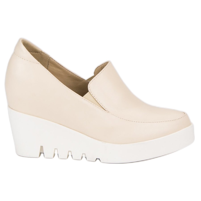 J. Star Elegantne cipele na klin smeđa