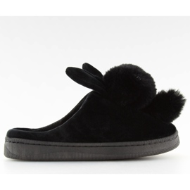 Crne ženske crne papuče DD90 crne crna