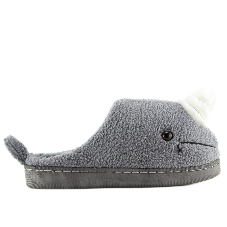 Sive ženske papuče DD92 Grey siva