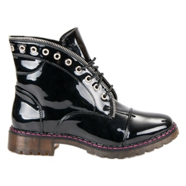 Lucky Shoes Lakirani radnici crna