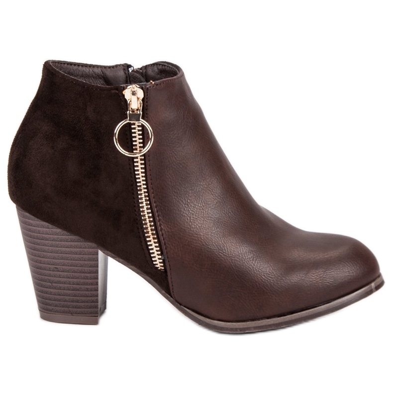 Mannika Jesenje smeđe čizme smeđa