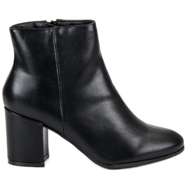 Weide Crne tople čizme do gležnja crna