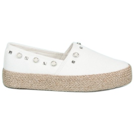 J. Star Bijele espadrile bijela