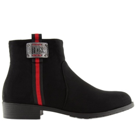 Crne antilop čizme Chelsea 100-913B0-2 Crne crna