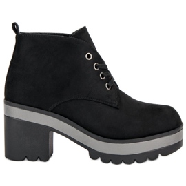 Lagane čizme s visokim potpeticama crna