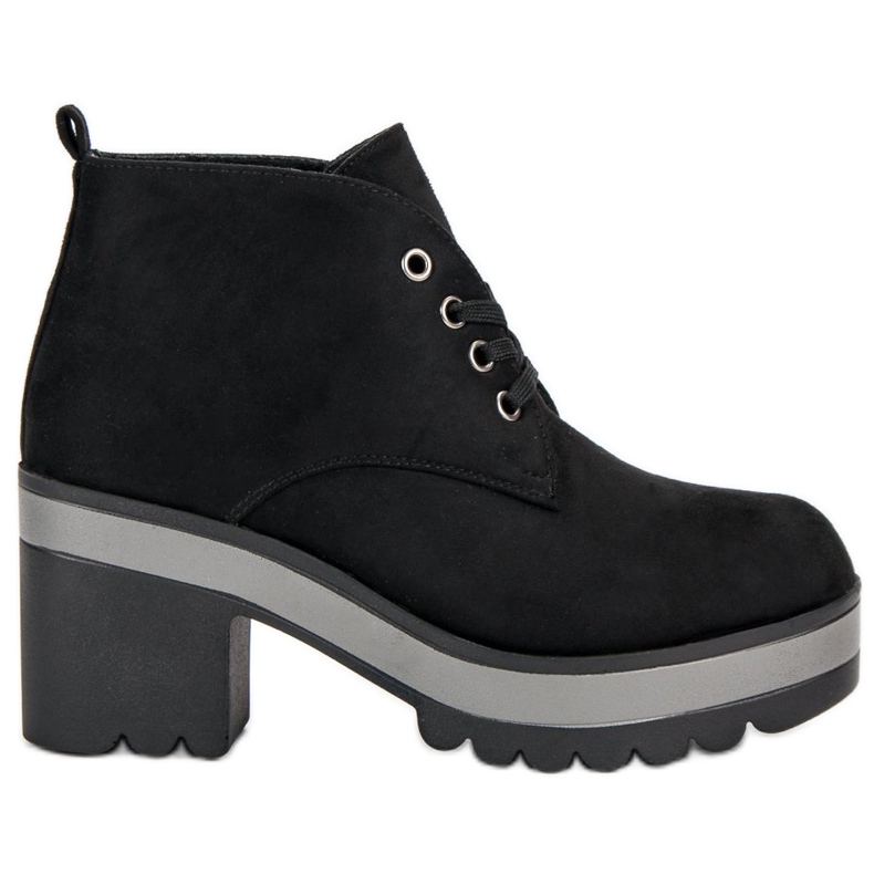 Lagane čizme s visokim potpeticama crno