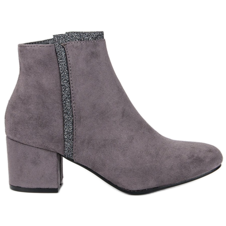 Comer Sive čizme s visokim potpeticama siva