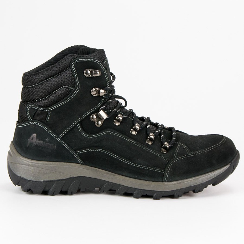 American Club Kožni američki trekking crno