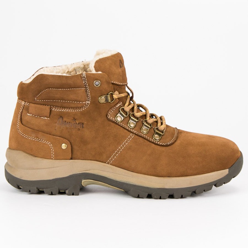 American Club Muški američki trapari smeđa