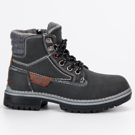 American Club Dječaci američki trapperi crna