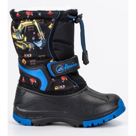 American Club Topli američki Wellies crna