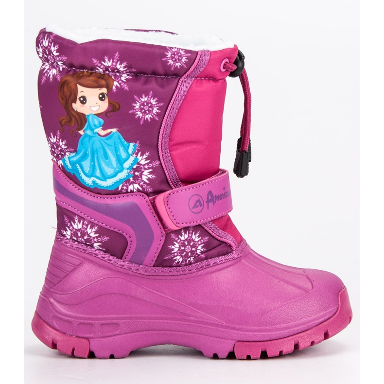 American Club Topli američki Wellies ružičasta