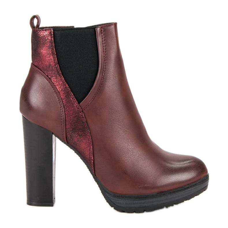 Erynn Seksi bordo čizme crvena