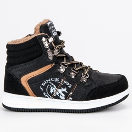 American Club Izolirane sportske američke tenisice crna