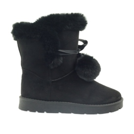 Crni Emusy Mukluki s pompom crna