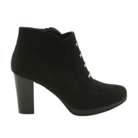 M.Daszyński Daszyński čizme od antilopa na stupu crna