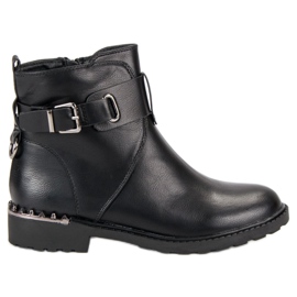 Groto Gogo Udobne radničke čizme crna