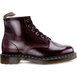 Dr. Martens Vegan 101 Cherry Red Cambridge četkica višebojan crvena