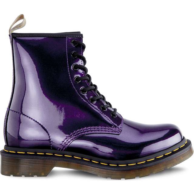 Dr. Martens Vegan 1460 krom tamno ljubičasta boja boje metalik