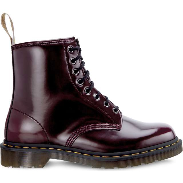 Dr. Martens Vegan 1460 Cherry Red Cambridge četkica crvena