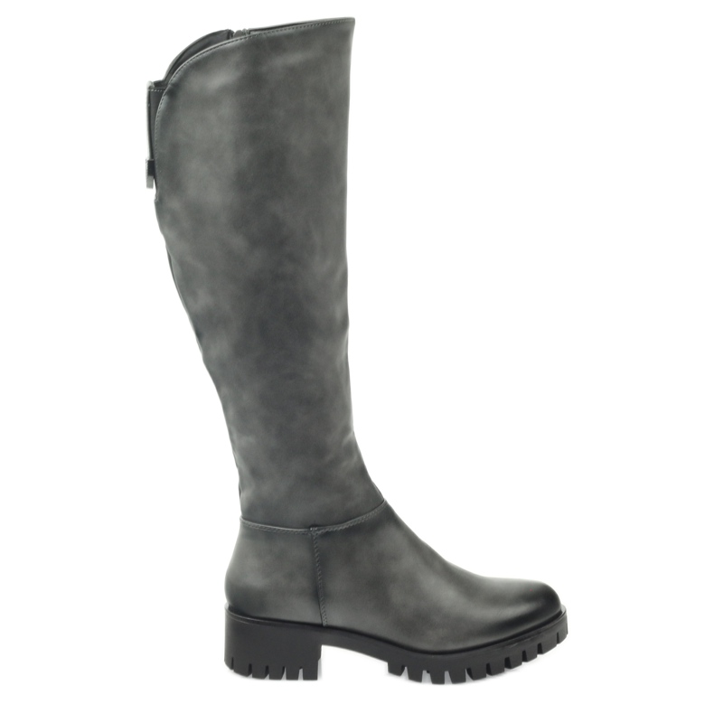 M.Daszyński Čizme s debelim dnom Daszyński MR1813 siva