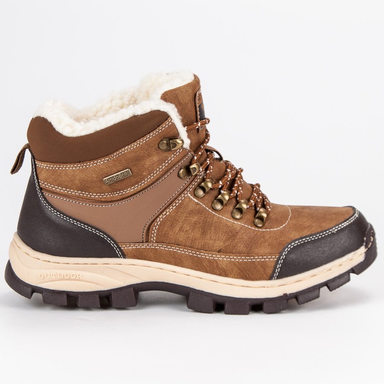 Arrigo Bello Traperki s ovčjom kožom smeđa