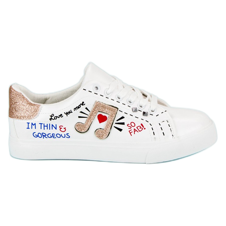 Elegantne bijele tenisice bijela