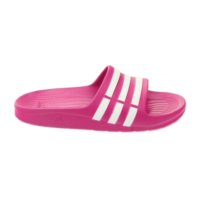 Adidas papuče Duramo Slide K Jr G06797 bijela ružičasta