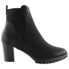 Crne visoke potpetice 6697 Crna