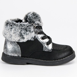 American Club Djevojačke čizme američke crna