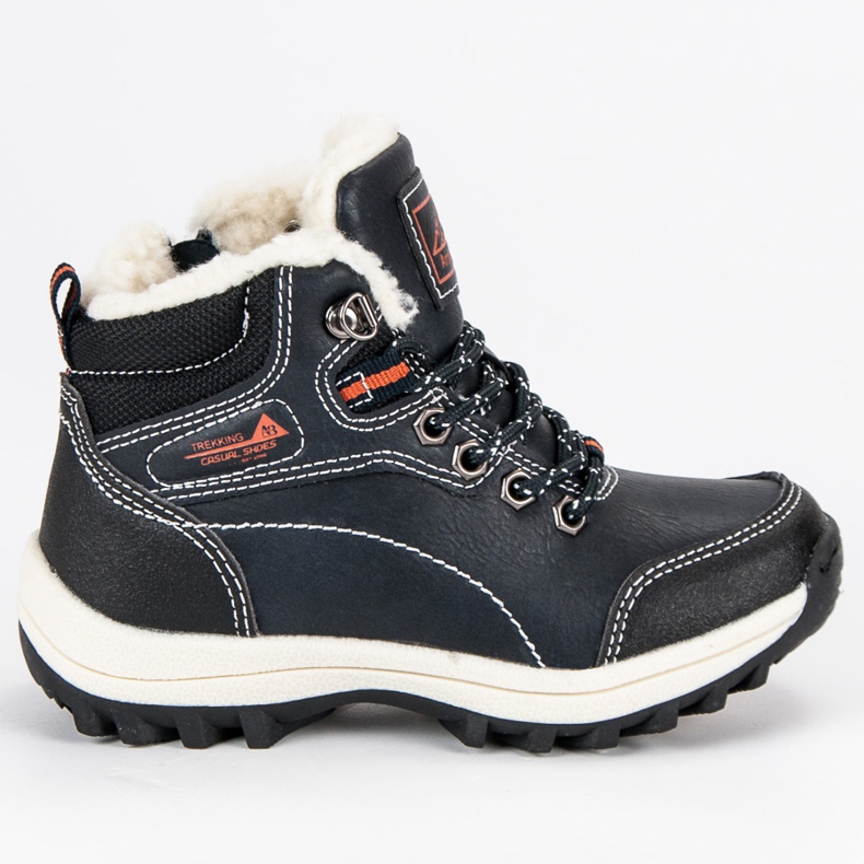 Arrigo Bello Dječačke cipele s ovčjom kožom plava