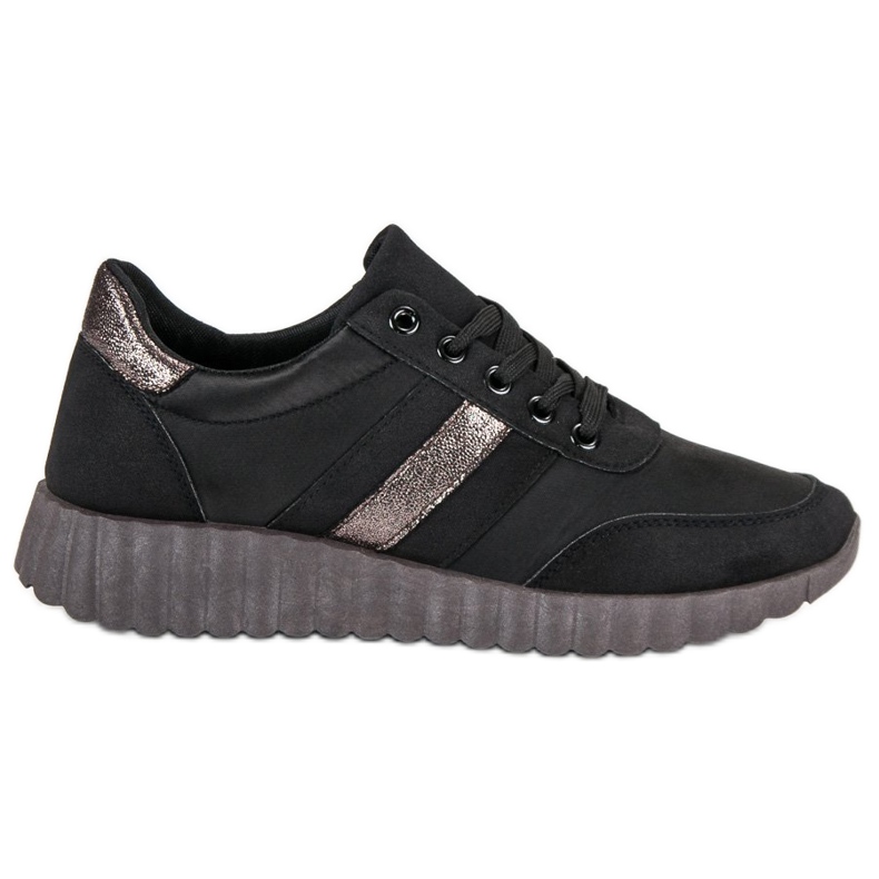 Kylie Crne modne tenisice crno