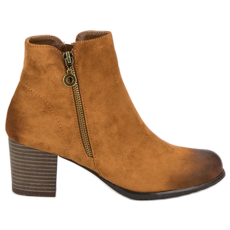 VINCEZA čizme od antilopa smeđa