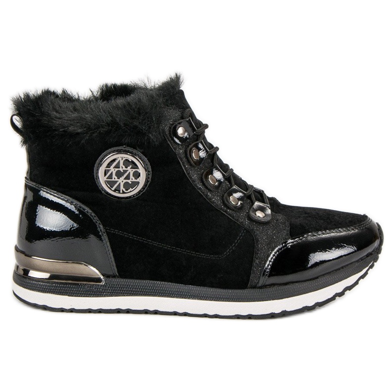 Aclys Modne vezane tenisice crno