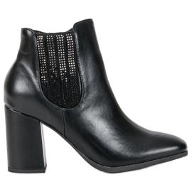 Kylie Elegantne čizme na post crno