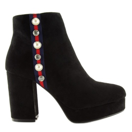 Crne YQ208 Crne čizme na platformu crna