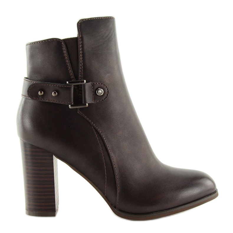 Smeđe štikle 3974 Smeđe smeđa