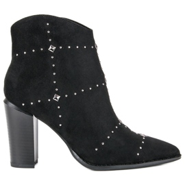 Kylie Crne čizme od antilopa crna