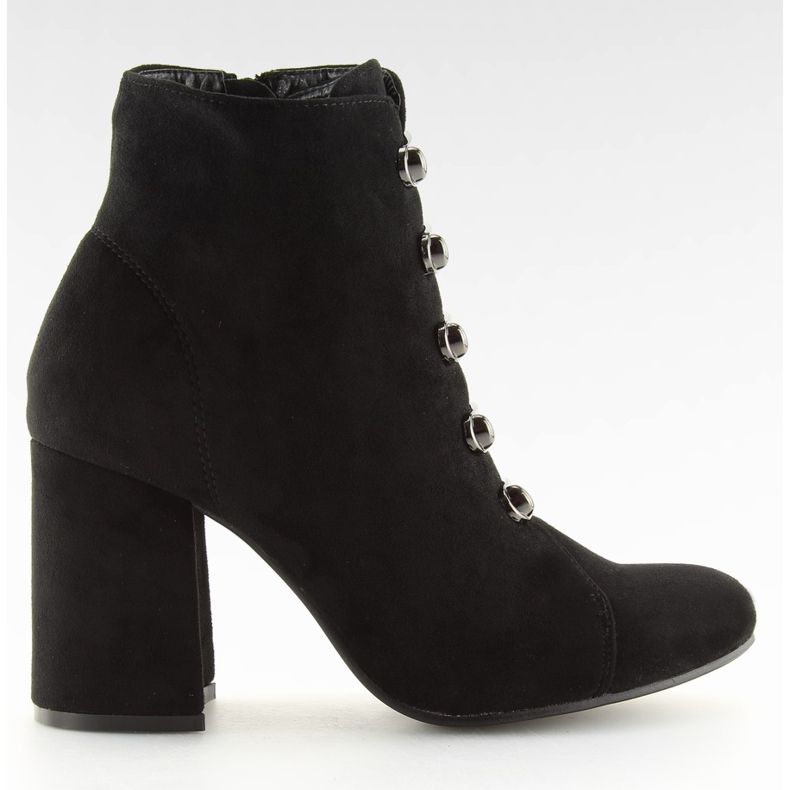 Crne OM-15 Crne čizme s visokim potpeticama crno