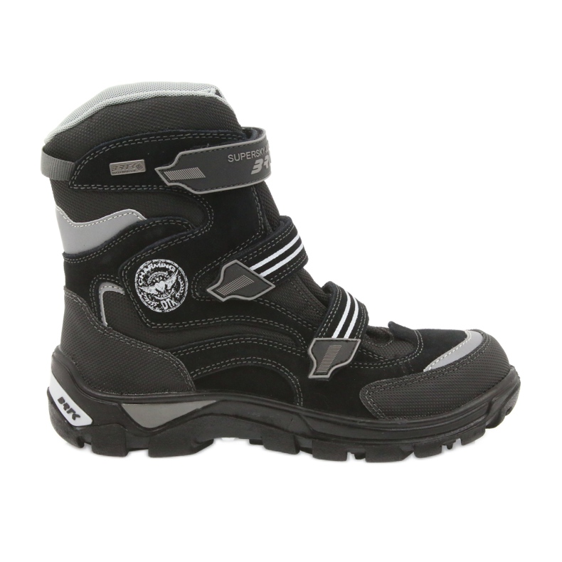 Čizme membranske Bartek 47672 crne crno siva